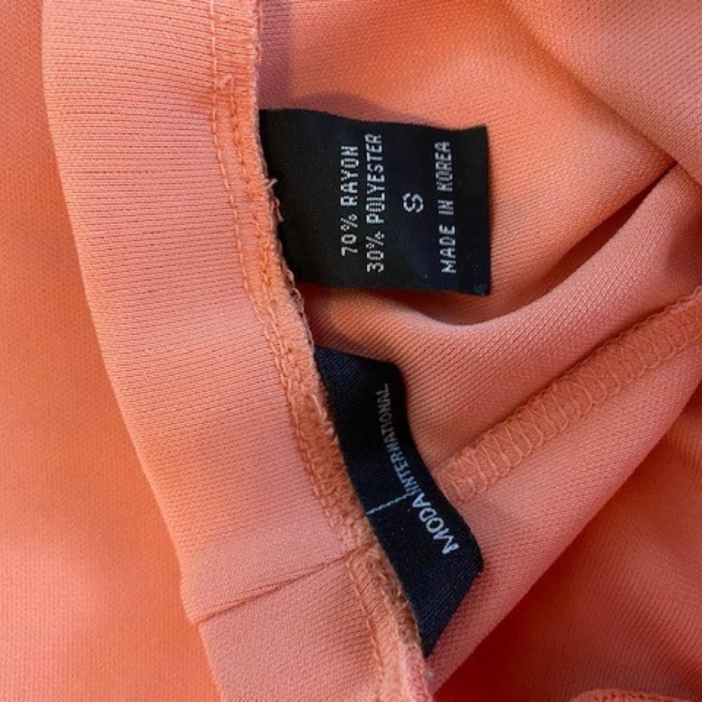 VS-Moda International cocktail pant suits, black & apricot, size small - Picture 7 of 15